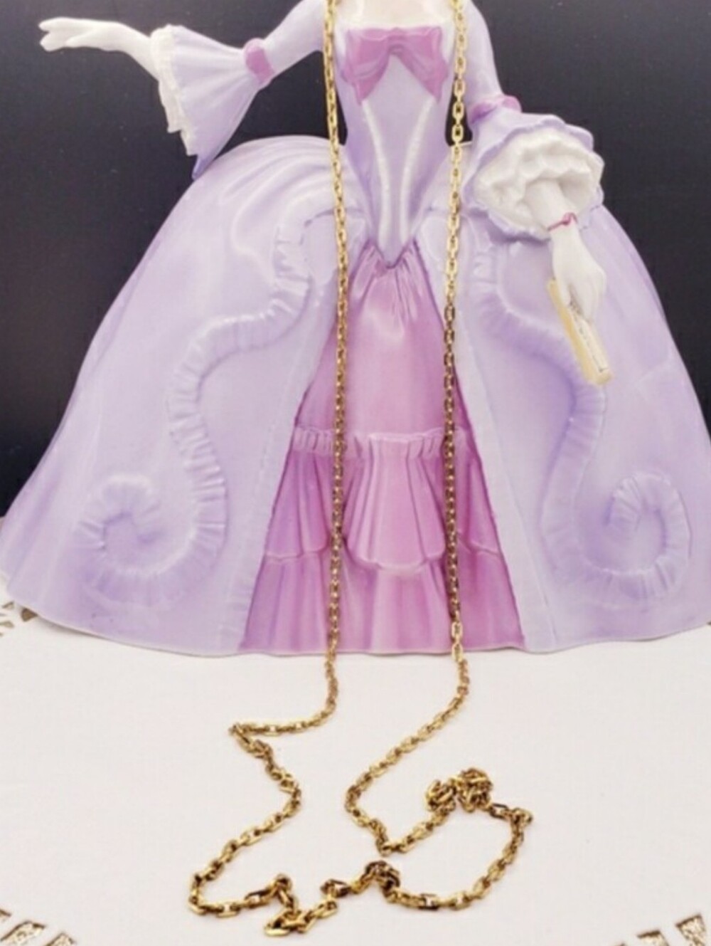 Vintage Long Freirich Small Boxy Necklace Chain
